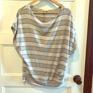 Red Haute stripper wide sleeve blouse